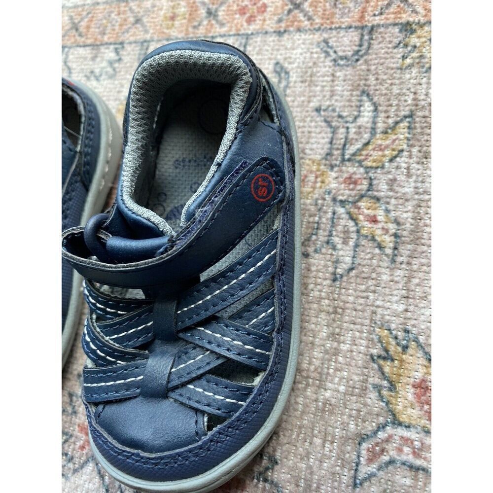 Stride Rite Size 4 Blue Sandals - Picture 2 of 10